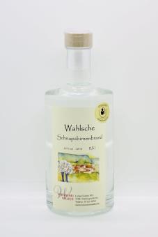 Wahlsche Schnapsbirnenbrand Apothekerflasche 0,5L